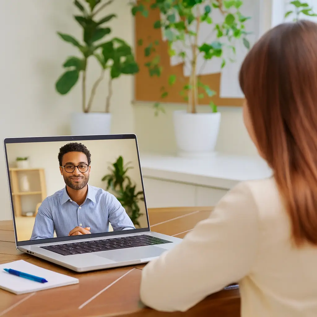 Doctor reviewing a patient’s blood test results